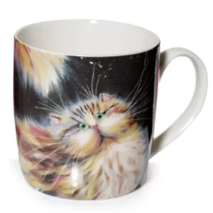 Mug en Porcelaines - Chat Ecaille de Tortue Arc-en-ciel