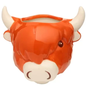 Pot Jardinière Highland Coo Cow - Vache