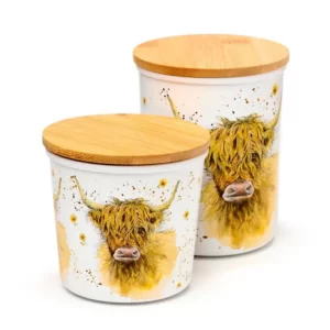 Lot de 2 Pots de Rangement Recyclés