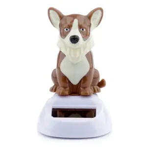Figurine solaire Corgi