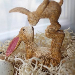 Maman lapin et son bébé