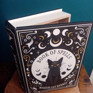 Boîte de rangement forme Livre Cat Black Magick